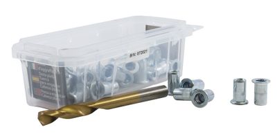 Écrous à sertir tête plate M5 - FISCHER DAREX