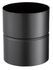 Adaptateur émaillé noir mat diamètre 130 mm femelle/femelle POUJOULAT