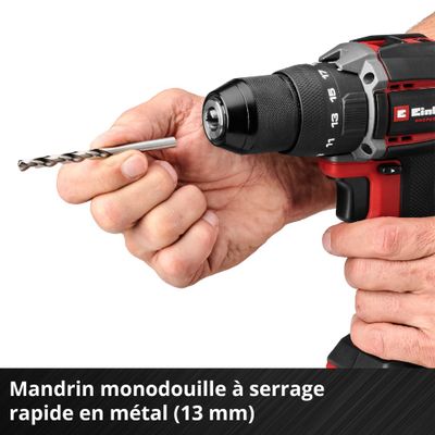 Perceuse à percussion sans fil TP-CD 18/70-C Li-i (Brushless, Solo) - EINHELL