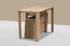 Table de jardin à rallonge télescopique APOLLINE aluminium beige 62/372x100 cm - JARDILINE