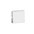 Interrupteur ou va-et-vient lumineux Easy led 2 modules finition blanche Mosaic LEGRAND