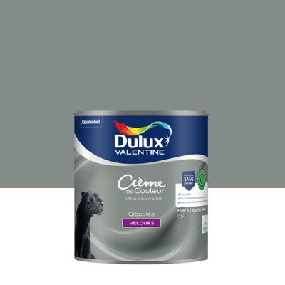 Peinture crème de couleur Giboulée velours 0,5L - DULUX VALENTINE