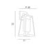 Applique extérieure WEST Acier anthracite IP 54 E 27 60 W - COREP