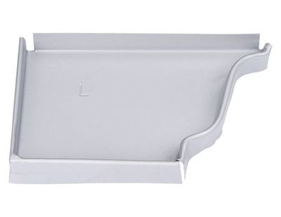 TALON CORNICHE GAUCHE ALU GRIS