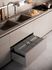 Poubelles de tri sélectif en plastique gris anthracite mat par 3 OFITRES