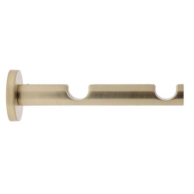 Support ouvert double longueur en métal diam 20 mm Finition Doré - MOBOIS