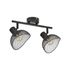 Réglette noir E14 2x25W IRIS COREP