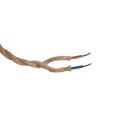 Câble électrique tissu torsadé corde 3m - TIBELEC