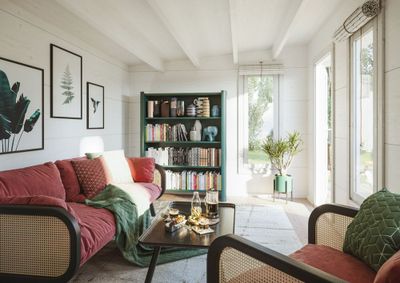 Studio bois Bois Naturel  Grace 12,4+4,1m2 Livraison à domicile incluse