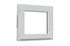 Fenêtre PVC blanc 1 vantail tirant gauche H.75 x l. 80 cm CLOSY