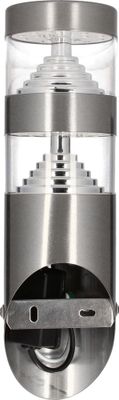 Applique extérieur LED Castellane acier IP44 1000 lumens blanc chaud - ARLUX