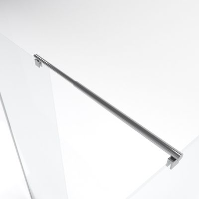 Barre de liaison chromee 40-60 cm paroi de douche à l'italienne AURLANE