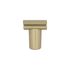 Bouton de meuble rond zamak doré mat 20 x 20 mm REI