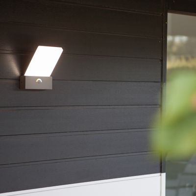 Applique extérieur LED Pano gris IP54 1300 lumens blanc variable CCT - COREP