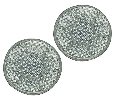 Lot 2 CATADIOPTRES Ø60mm Blanc