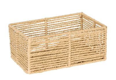 Corbeille de salle de bains beige Meria S - WENKO