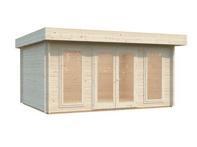Abri de jardin  Bois Blanc Timo 14,8m2 Livraison à domicile incluse