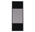 Porte de placard Miroir et Noir Profil noir H 248,5 x L 92,2 cm YNGENIO