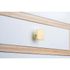 Bouton de meuble carré laiton 42 x 42 mm REI