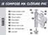 Planche pour clôture PVC blanc L 2,40 m - 100 x 30 mm - MOREY