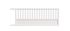 Portail coulissant aluminium JULES l.3,50 x H.1,35 m blanc  - PREFALU