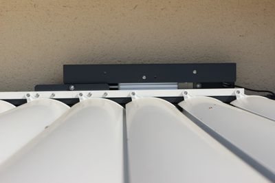 Pergola bioclimatique Ouessant autoportante grise 3 x 6 m HOMALU