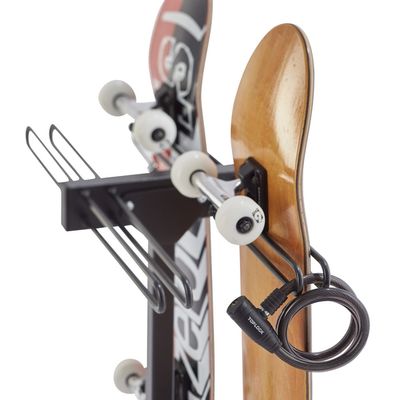 Range 4 skateboards sur pied avec antivol MOTTEZ