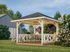Kiosque de jardin en bois Betty - 9 m² intérieur - 14,8 m² hors-tout - Couverture de toit en shingles - Livraison à domicile incluse - PALMAKO