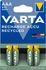 Piles rechargeables HR03 (AAA) Accu recycled par 4 - VARTA