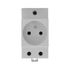 Prise modulaire tableau 2P+T 16A bornes à vis - DEBFLEX