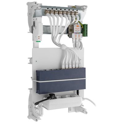 Coffret de communication grade 3TV 8 RJ45 + DTIO + switch PoE + zone box - Start L connect BATILEC