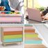 Adhésif décoratif uni mat rose poudré 2 x 0,45 m VENILIA