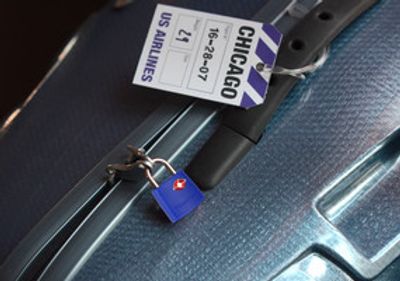 Cadenas à clés largeur 23 mm en métal s'entrouvrant par 2 MASTER LOCK