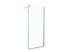 Paroi latérale verre transparent avec profilé chromé Seychelles 100 x 190 cm OCEA