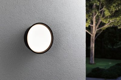 Applique extérieur LED Platomo noir IP44 2000 lumens blanc chaud - PAULMANN