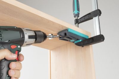 Coffret d'assemblage invisible par vis undercover jig WOLFCRAFT