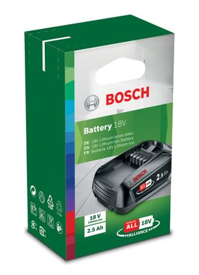 Batterie 18 V 2,5 Ah BOSCH