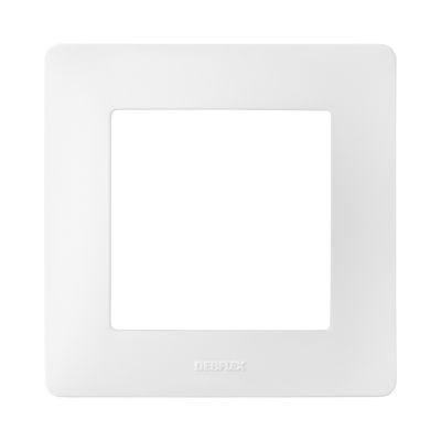 Plaque 1 poste blanc CALY DEBFLEX