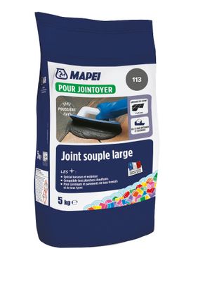 Joint de carrelage souple large gris 2,5 kg MAPEI