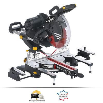 Scie à onglet radiale double inclinaison 1 600 W EnergySaw-305STB2 - PEUGEOT
