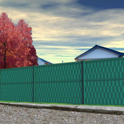 Lamelles souples d'occultation horizontale L.2,00 x H.1,42/1,52 m vert FERRO BULLONI