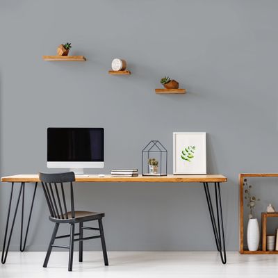 Peinture murs, boiseries et radiateurs gris galet velours 2,5L RIPOLIN