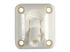 Passe caisson plastique blanc 50 x 45 mm