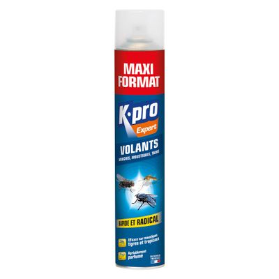 Insecticide spécial insectes volants (mouches, moustiques, taons) 500ml - K-PRO