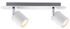 Réglette tube GU10 LED Blanc chrome 2 x 10 W PAULMANN IP 44