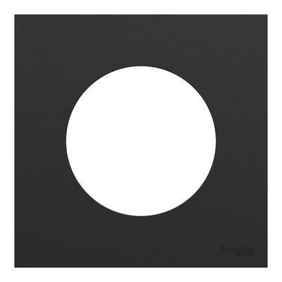 Plaques de finition 1 poste Odace 2025 noir par 20 - SCHNEIDER ELECTRIC