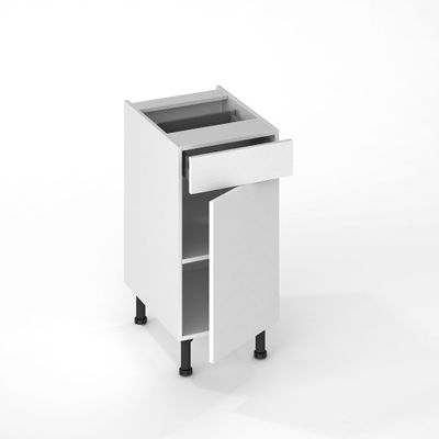 Façade tiroir pour meuble de cuisine Avantgarde blanc 13,8 x 40 cm OFITRES