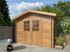 Abri de jardin en bois traité autoclave marron Valentine - 7,7 m² hors-tout - Livraison à domicile incluse - PALMAKO