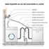 Robinet de machine à laver auto-étanche orientable mâle 15 x 21 (1/2) - mâle 20 x 27 (3/4) SOMATHERM