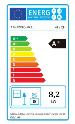 Poêle à bois 9,8 kW HB PANADERO Livraison à domicile incluse